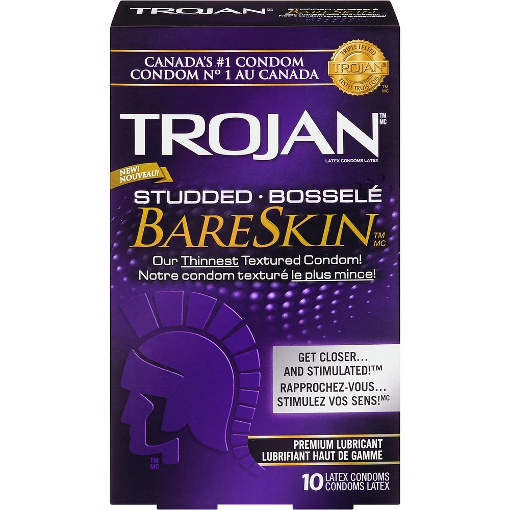 BareSkin Studded Condoms, Super Thin & Studded