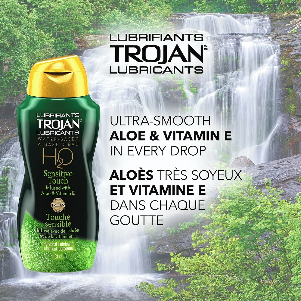 H2O Sensitive Touch with Aloe and Vitamin E Water-Based Personal Lubricant
