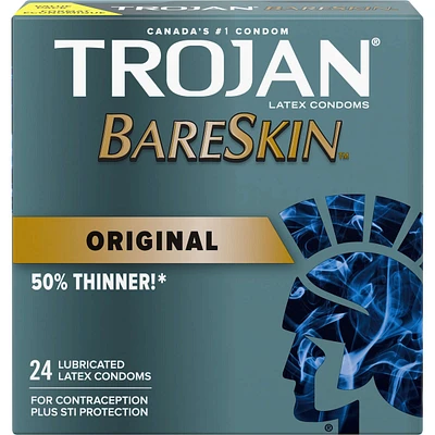 Condoms lubrifiés ultraminces et sensibles BareSkin