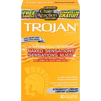 Naked Sensations Ultra Ribbed Lubricated Condoms