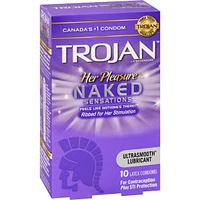 Her Pleasure Naked Sensations Lubricated Condoms