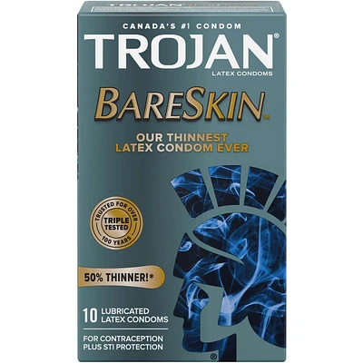 Condoms lubrifiés super minces et sensibles BareSkin