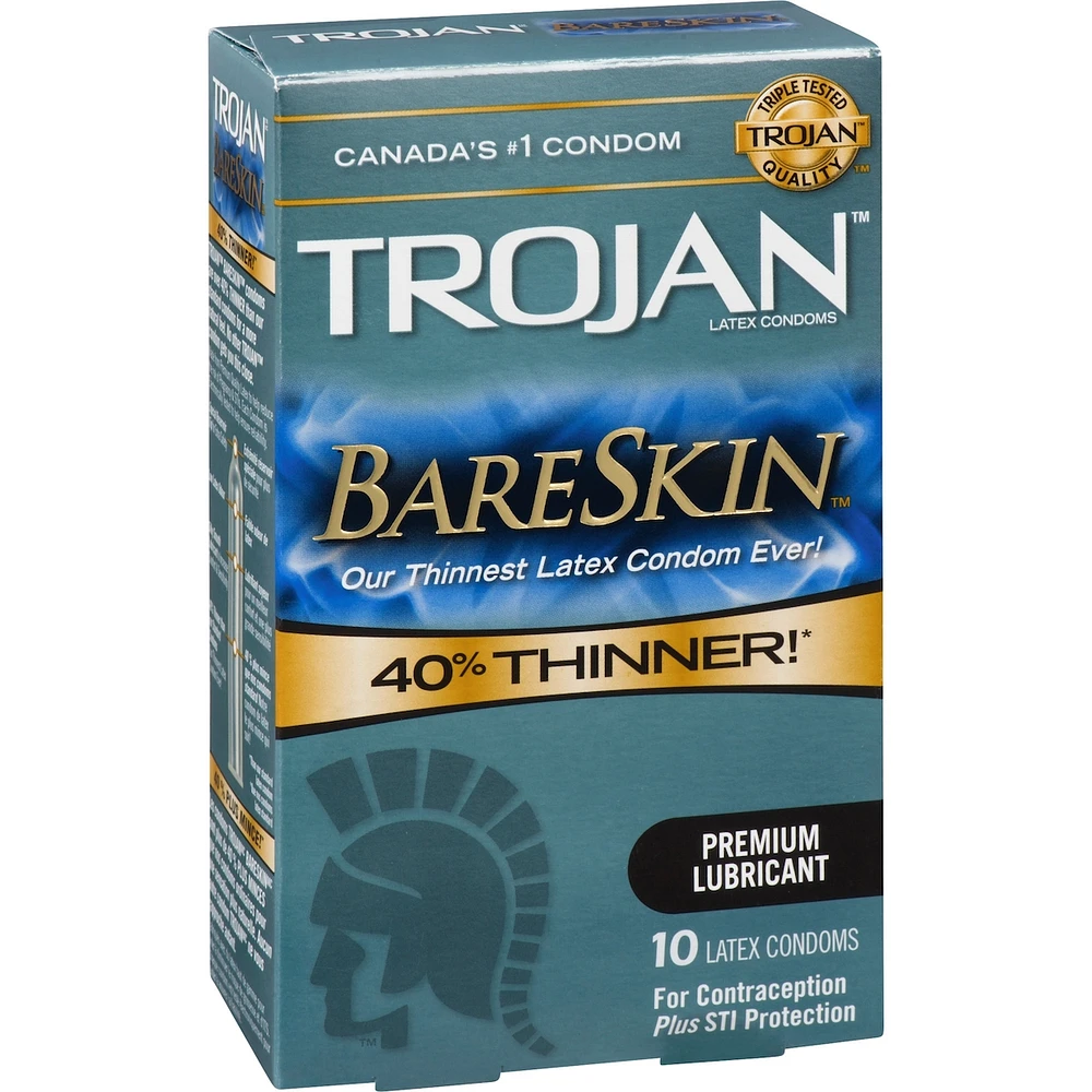 Condoms lubrifiés super minces et sensibles BareSkin