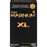 Magnum XL Extra Large Size Lubricated Condoms