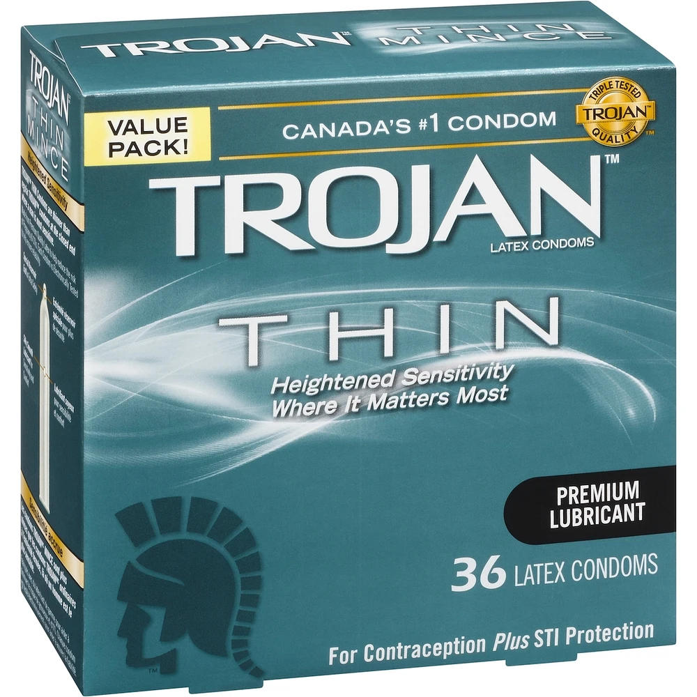 Thin Lubricated Condoms