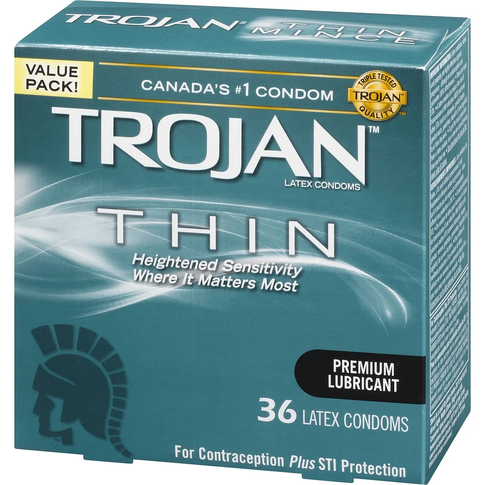 Thin Lubricated Condoms