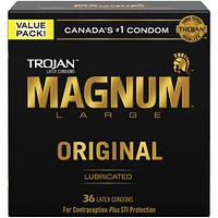 Magnum Large condoms lubrifiés en latex