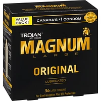 Magnum Large condoms lubrifiés en latex