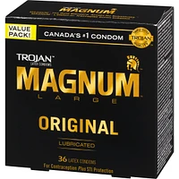 Magnum Large condoms lubrifiés en latex
