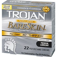 Condoms sans latex, ultraminces et sensibles BareSkin Supra