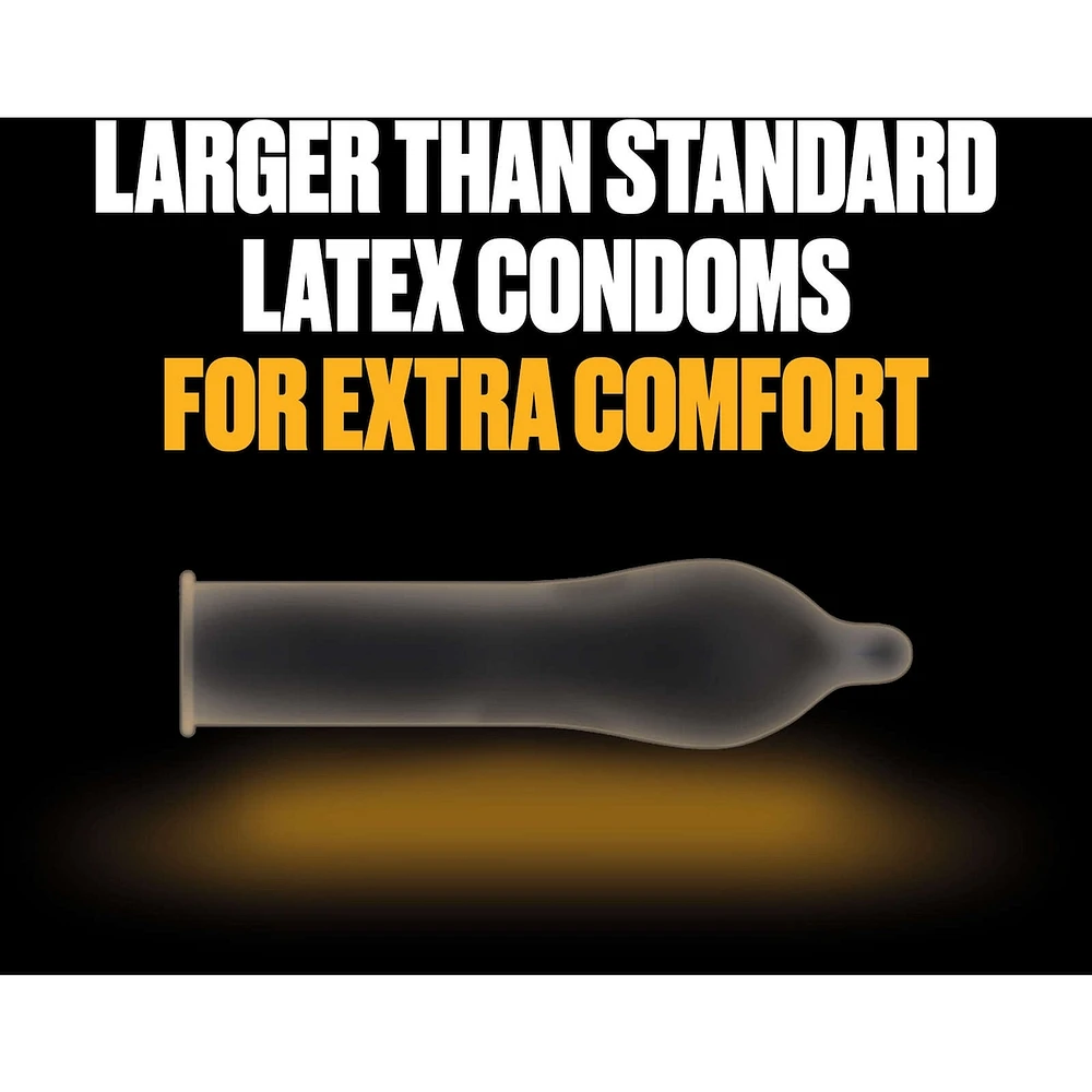 Magnum Raw Large Size Lubricated Condoms