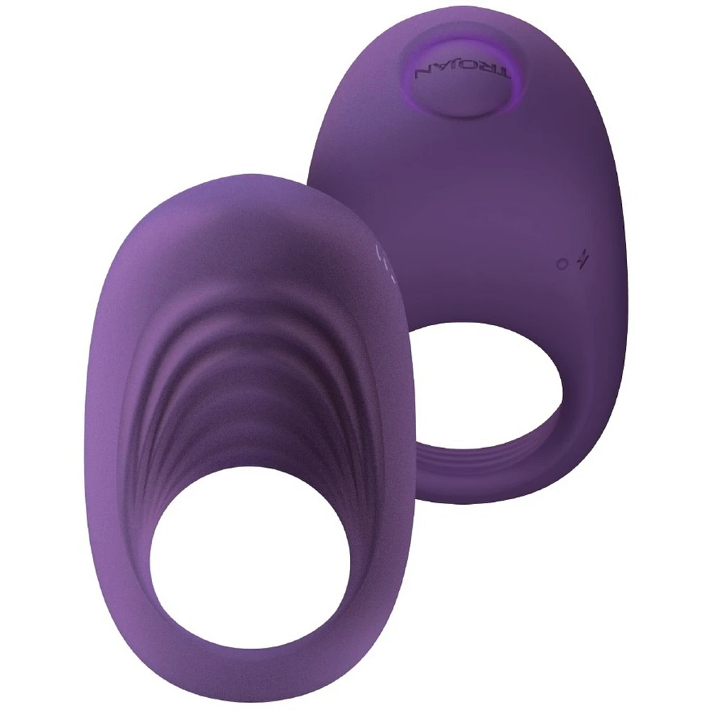 Trojan Dual Pleasure Vibrating Ring For Couples