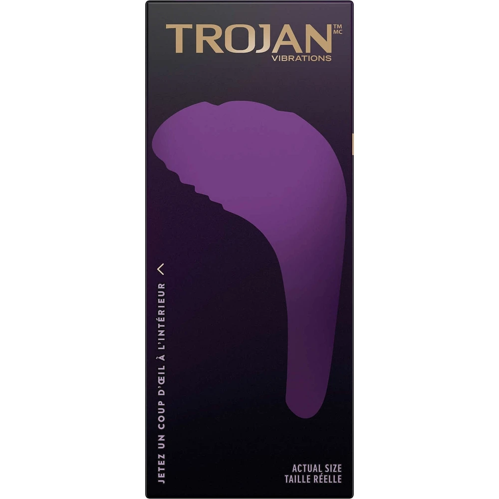 Trojan Dual Pleasure Vibrating Ring For Couples