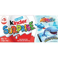 Kinder Surprise Confiserie Recouverte de Chocolat au Lait
