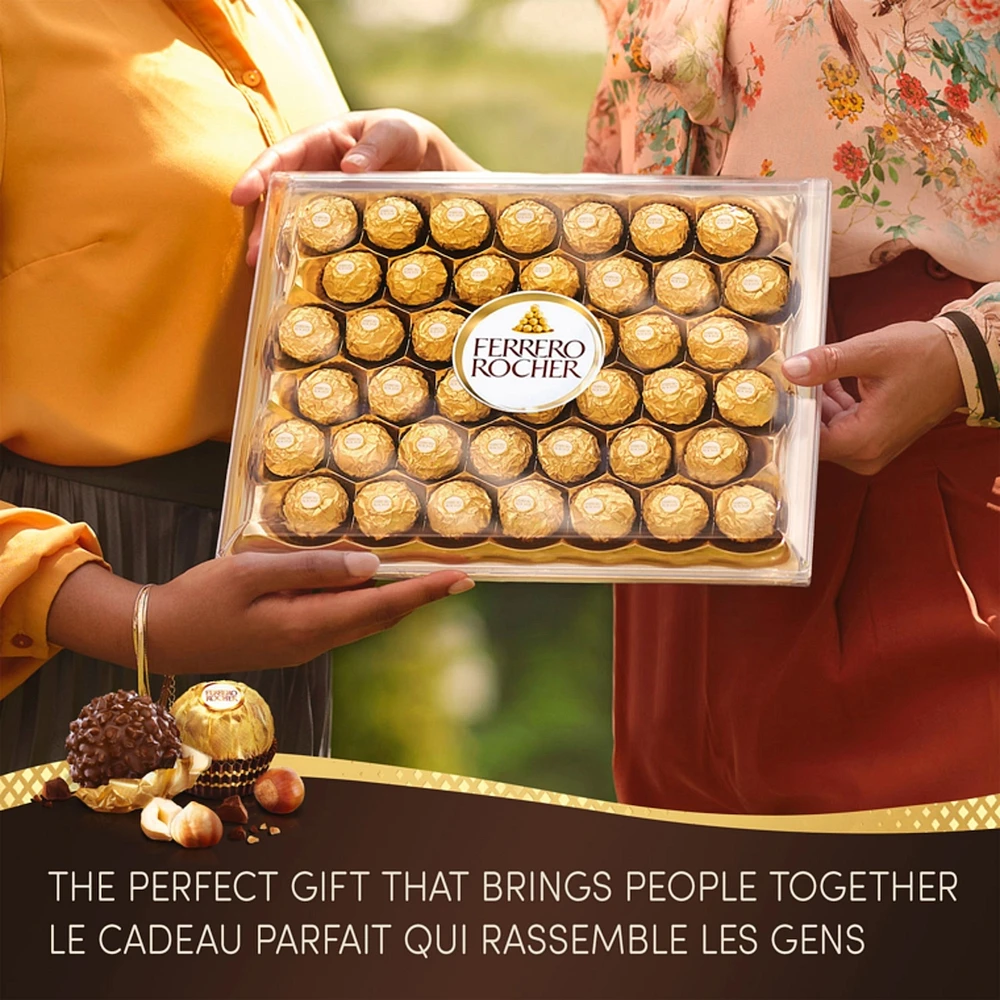 Boîte de 16 pralines au chocolat et aux noisettes Ferrero Rocher