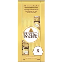 Fine Hazelnut Milk Chocolate Bag, 8 Individually Wrapped Chocolates