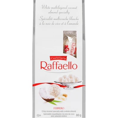CONFETTERIA RAFFAELLO Coconut Almond Specialty Bag, 8 Individually Wrapped Confections