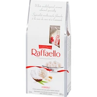 Sachet de spécialités à la noix de coco et à l’amande CONFETTERIA RAFFAELLO, 8 confiseries emballées individuellement