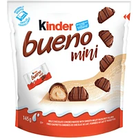 Kinder Bueno Mini, pack of 27 individually wrapped chocolates, 145g