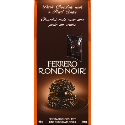 Rondnoir Fine Dark Chocolate Bag, 8 Individually Wrapped Chocolates