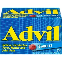 Advil Comprimés de 200 mg d'Ibuprofène USP Comprimés