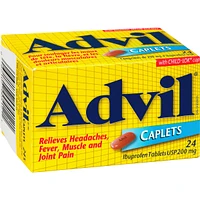 Advil Regular Strength Ibuprofen Caplets for Headaches and Pain Relief, 200 mg
