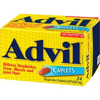Advil Regular Strength Ibuprofen Caplets for Headaches and Pain Relief, 200 mg