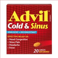Cold & Sinus Analgesic + Decongestant 20 Caplets