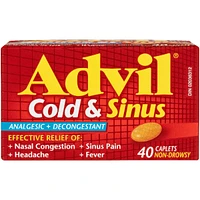 Cold & Sinus Analgesic + Decongestant 40 Caplets