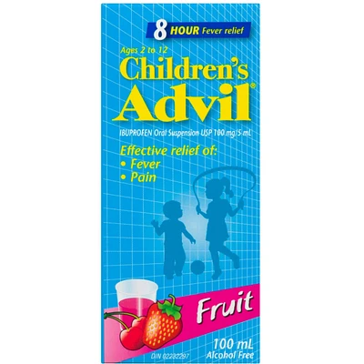 Advil pour Enfants Suspension, Fruits, 100 ml