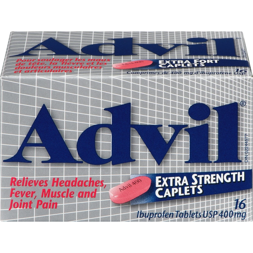 Extra Strength Caplets ( Count), 400 Mg Ibuprofen