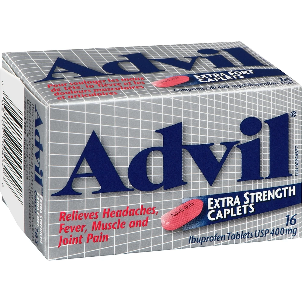 Extra Strength Caplets ( Count), 400 Mg Ibuprofen