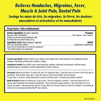 Advil Extra Strength Liqui-Gels for Headaches, Migraines, and Pain Relief, 400 mg Ibuprofen