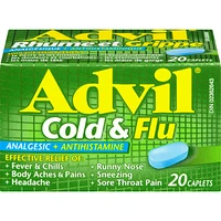 Advil Cold & Flu Analgesic + Antihistamine Caplets