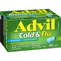 Advil Cold & Flu Analgesic + Antihistamine 40 Caplets