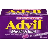 Advil Muscle and Joint Extra Strength Caplets for Inflammation Pain Relief, 400 mg Ibuprofen, 72 Count