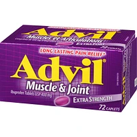 Advil Muscle and Joint Extra Strength Caplets for Inflammation Pain Relief, 400 mg Ibuprofen, 72 Count