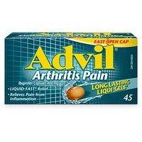 Advil Arthritis Pain Ibuprofen Capsules 400 mg 45 Long Lasting Liqui-Gels