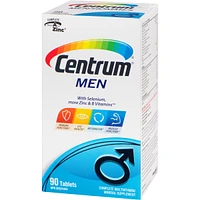 Centrum Men Multivitamin and Multimineral Supplement Tablets, 90 Count