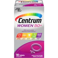 Centrum Women 50+ Multivitamin and Multimineral Supplement Tablets, 90 Count