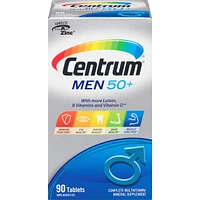 Centrum Men 50+ Multivitamin and Multimineral Supplement Tablets, 90 Count