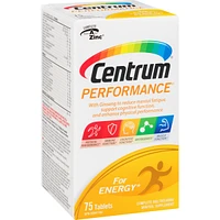 Centrum Performance Multivitamin and Multimineral Supplement Tablets with Ginseng, 75 Count