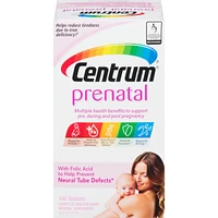 Centrum Prenatal Multivitamin Supplement Tablets, 100 Count