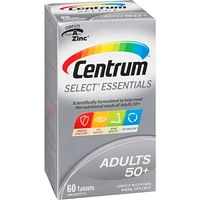 Centrum Select Essentials Adults 50+ Multivitamin and Multimineral Supplement Tablets