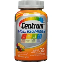 Centrum MultiGummies Adults 50+ Multivitamin Supplement Gummies, 130 Count