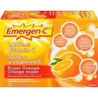 Emergen-C Vitamin C & Mineral Supplement Fizzy Drink Mix, Super Orange