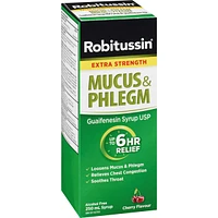 Robitussin Mucus & Phlegm Syrup Cherry Flavour Extra Strength ml
