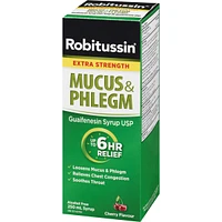 Robitussin Mucus & Phlegm Syrup Cherry Flavour Extra Strength ml