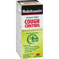Robitussin Cough Control Liquid People with Diabetes Berry Flavour 115 ml