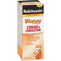 Robitussin Toux et Congestion Sirop au Miel Extra Fort 230 ml